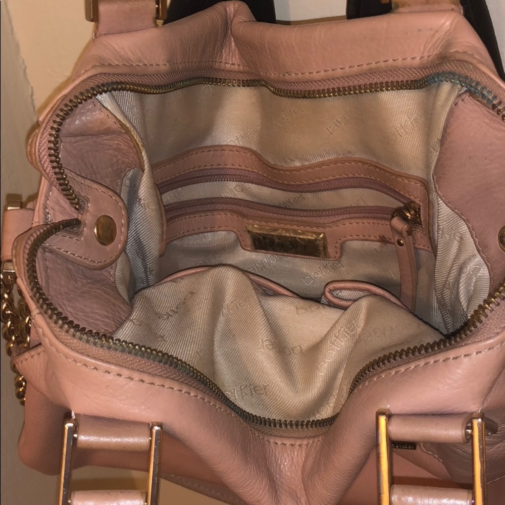 Botkier Valentina Satchel, Convertible Shoulder, Crossbody Bag, Dusty Rose - Picture 5 of 6